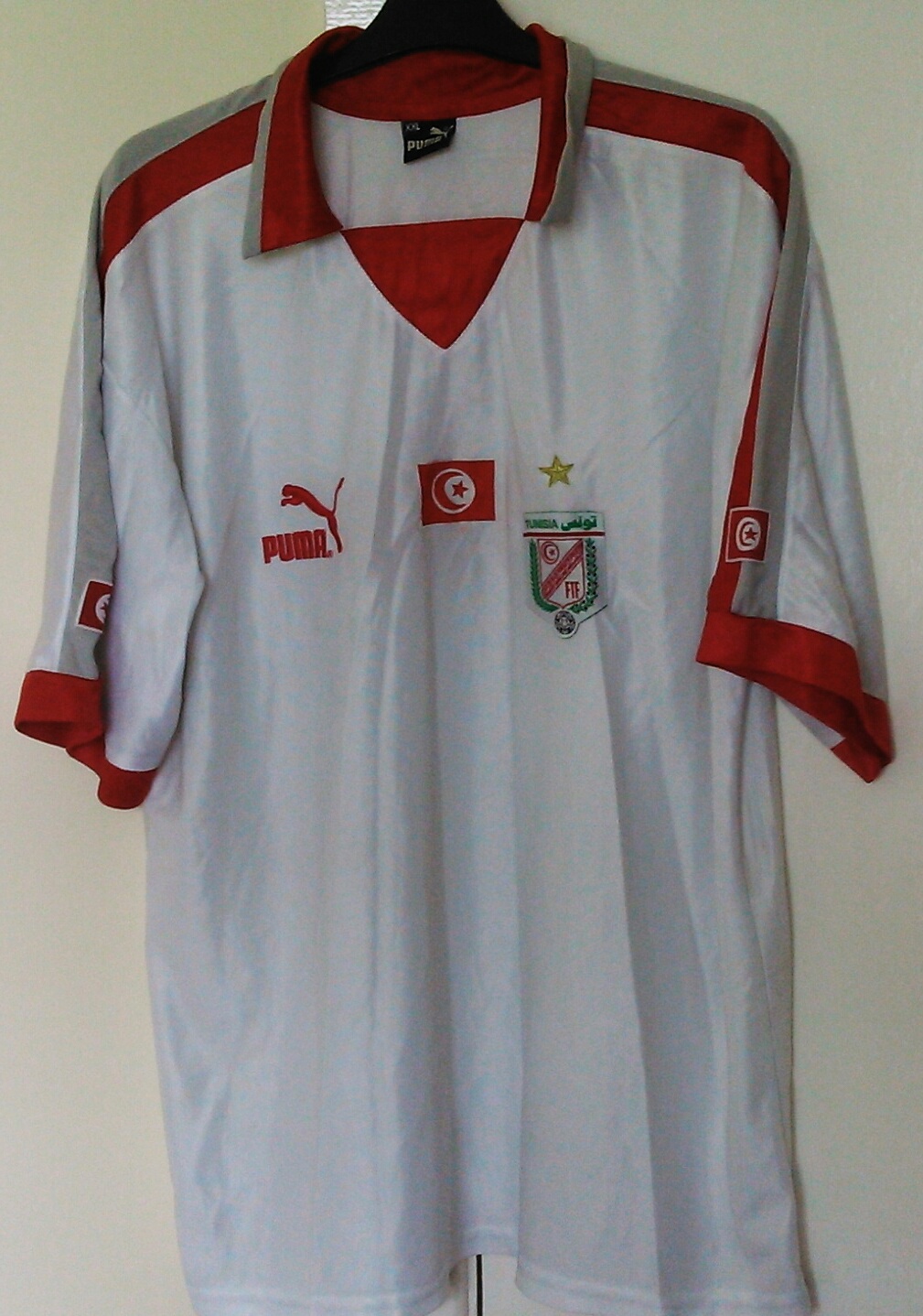 maillot tunisie domicile 2004 pas cher