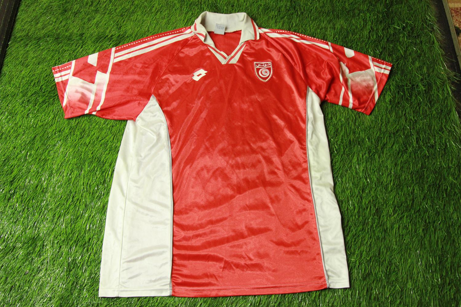 maillot tunisie exterieur 1997-1998 rétro