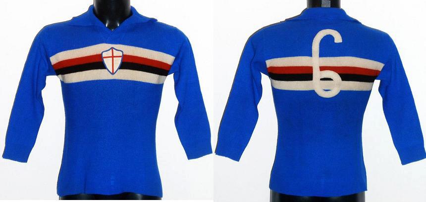 maillot uc sampdoria domicile 1964-1965 rétro