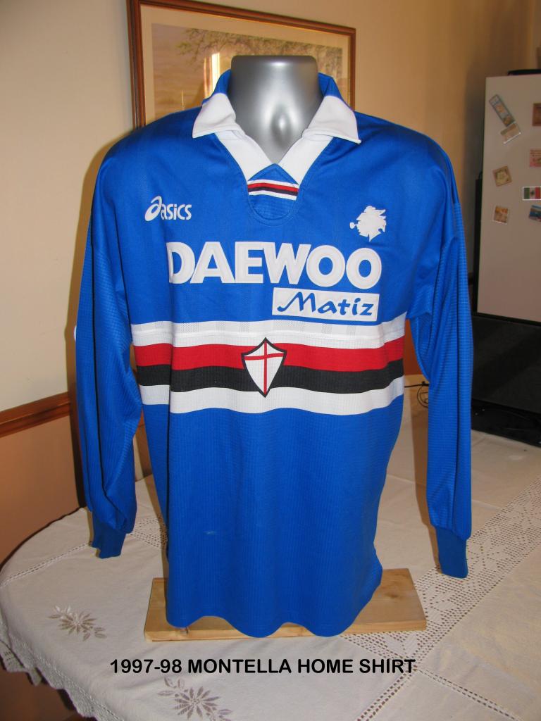 maillot uc sampdoria domicile 1997-1998 pas cher