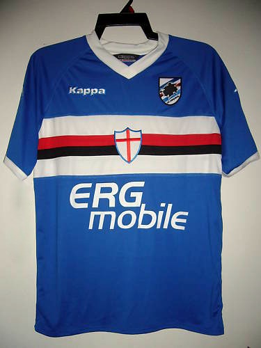 maillot uc sampdoria domicile 2010-2011 rétro