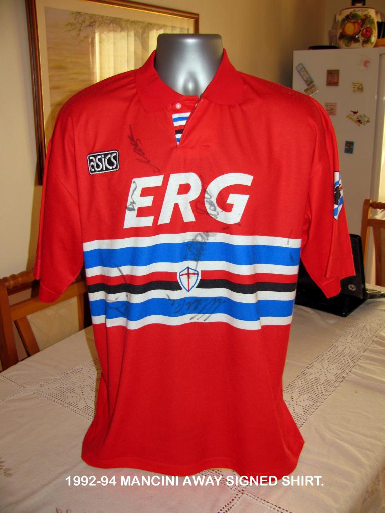 maillot uc sampdoria exterieur 1992-1994 rétro