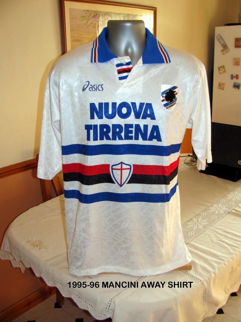 maillot uc sampdoria exterieur 1995-1996 rétro