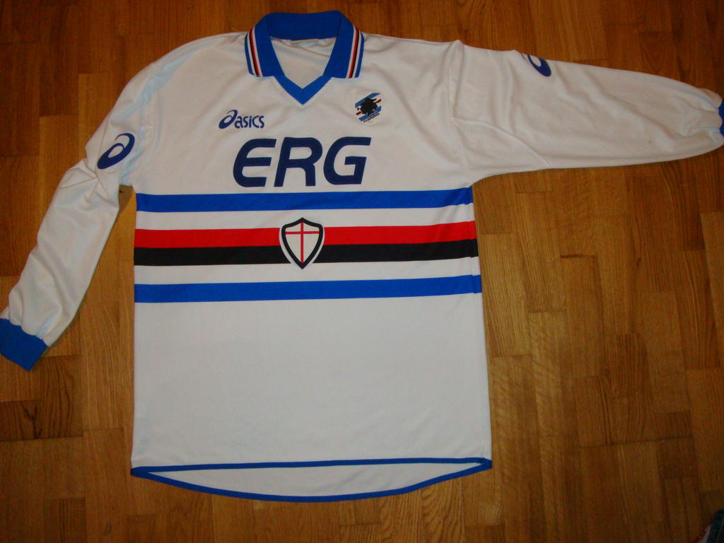 maillot uc sampdoria exterieur 2002-2004 pas cher