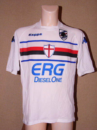 maillot uc sampdoria exterieur 2005-2006 pas cher