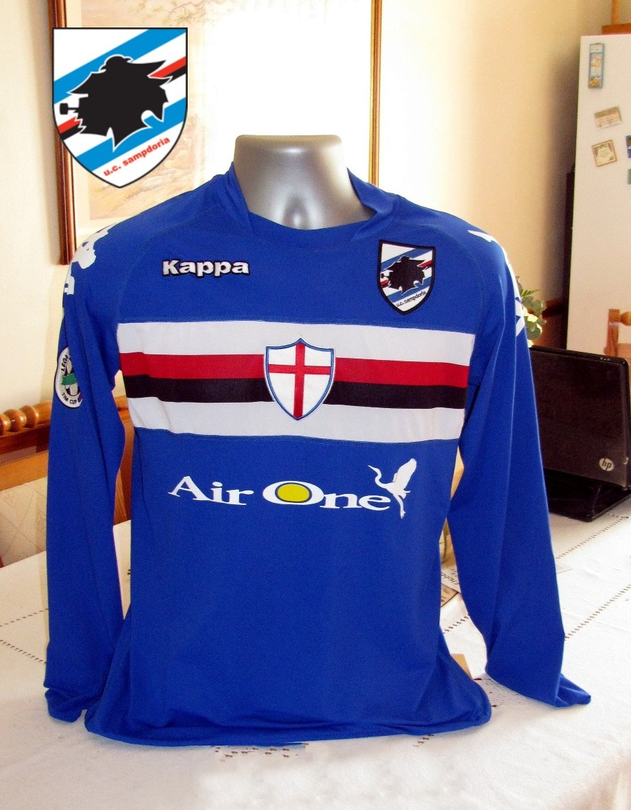 maillot uc sampdoria réplique 2008-2009 rétro