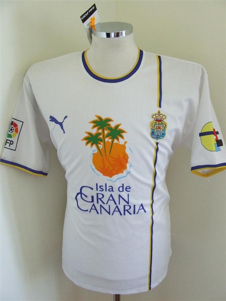 maillot ud las palmas exterieur 2003-2004 pas cher