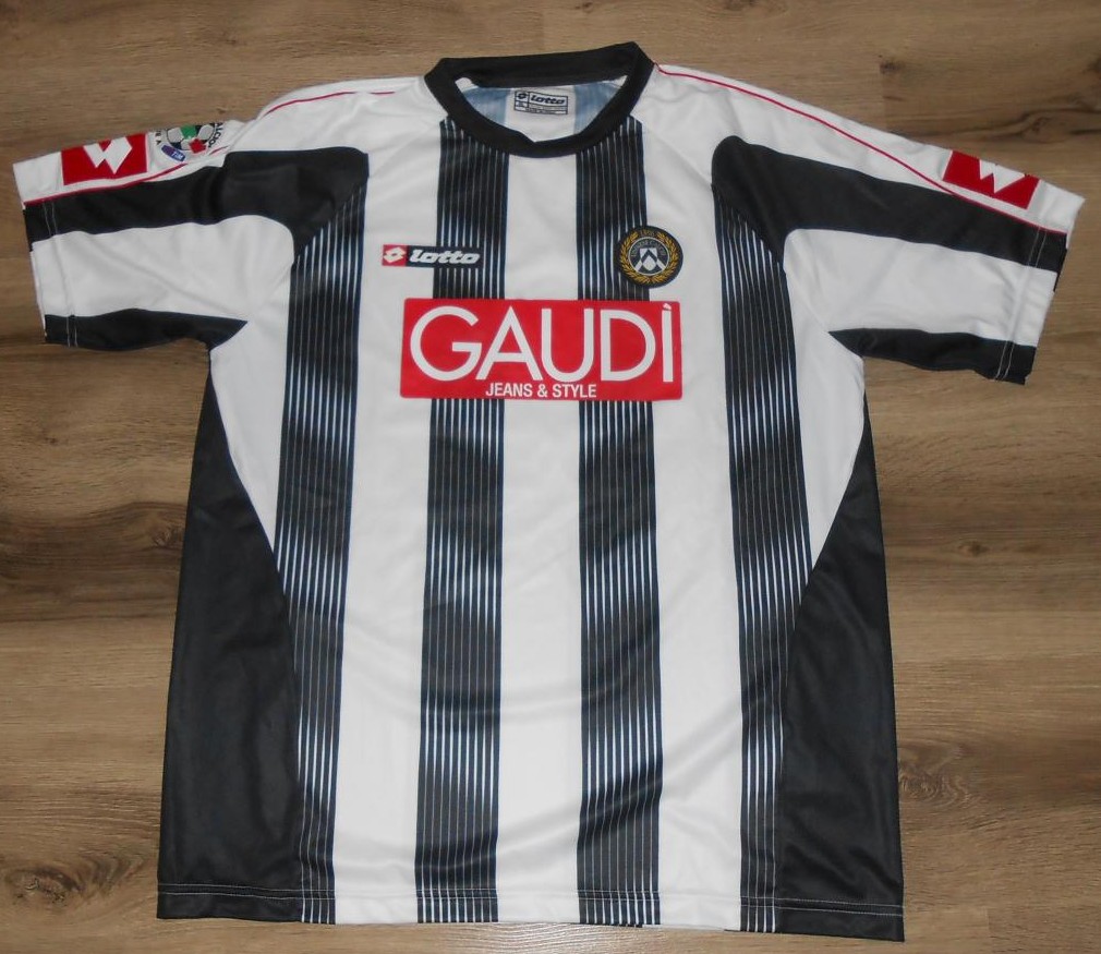 maillot udinese calcio domicile 2007-2008 rétro