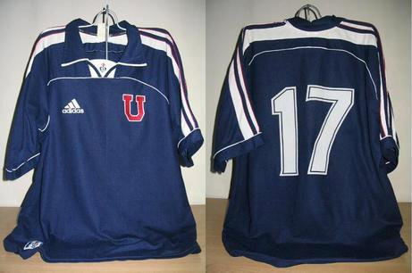 maillot universidad de chile domicile 1999-2001 rétro