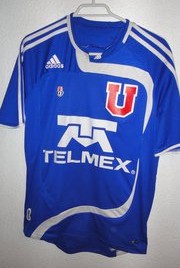 maillot universidad de chile domicile 2008-2009 rétro