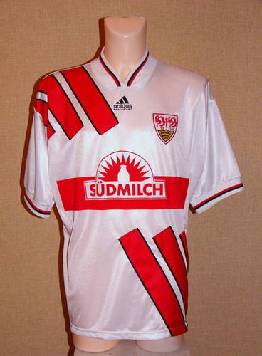 maillot vfb stuttgart domicile 1995-1996 rétro