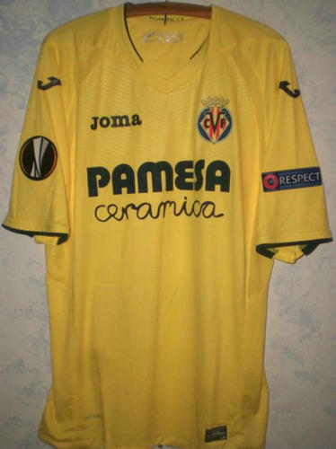 maillot villarreal cf domicile 2016-2017 rétro