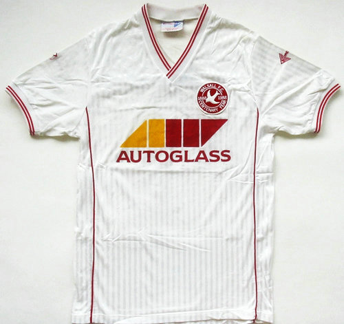 maillot walsall domicile 1988-1989 rétro