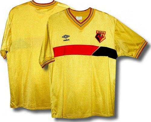 maillot watford fc domicile 1985-1988 pas cher