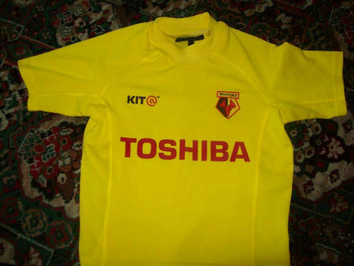 maillot watford fc domicile 2001-2003 rétro