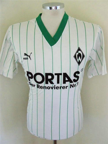 maillot werder brême domicile 1987-1990 rétro