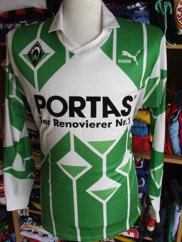 maillot werder brême exterieur 1991-1992 rétro