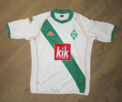 maillot werder brême exterieur 2004-2005 rétro