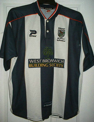 maillot west brom domicile 2000-2002 rétro