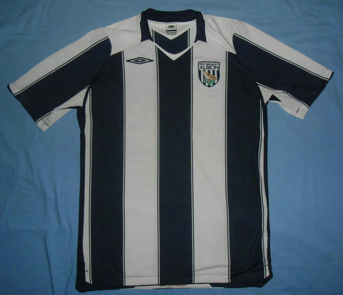 maillot west brom domicile 2008-2009 rétro