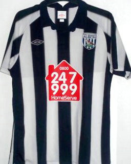 maillot west brom domicile 2010-2011 pas cher