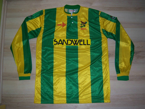 maillot west brom exterieur 1989-1990 rétro