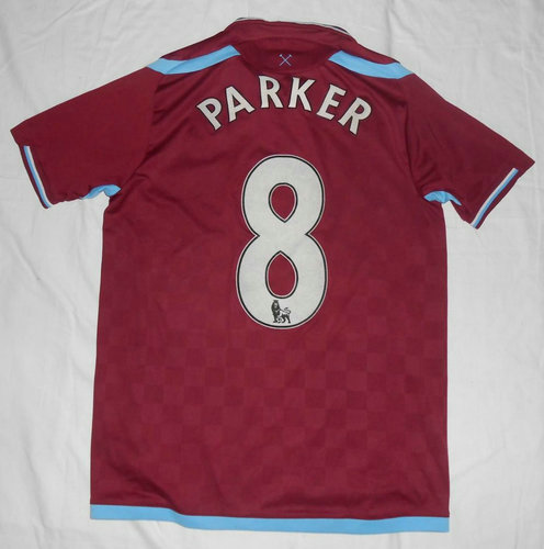 maillot west ham united domicile 2009-2010 rétro