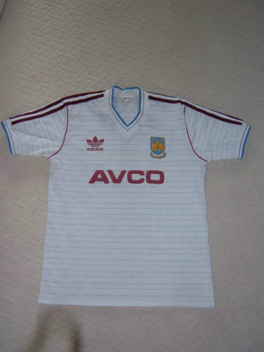 maillot west ham united exterieur 1985-1987 rétro