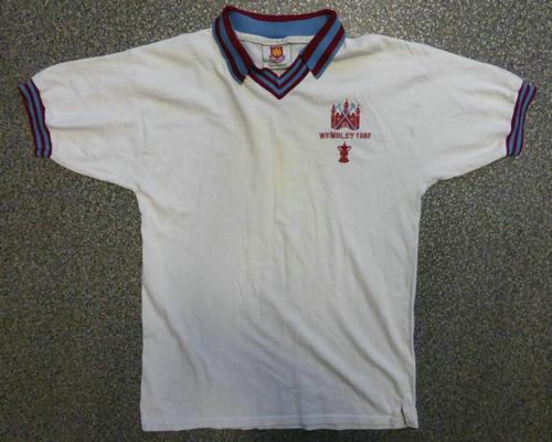 maillot west ham united réplique 1980 pas cher