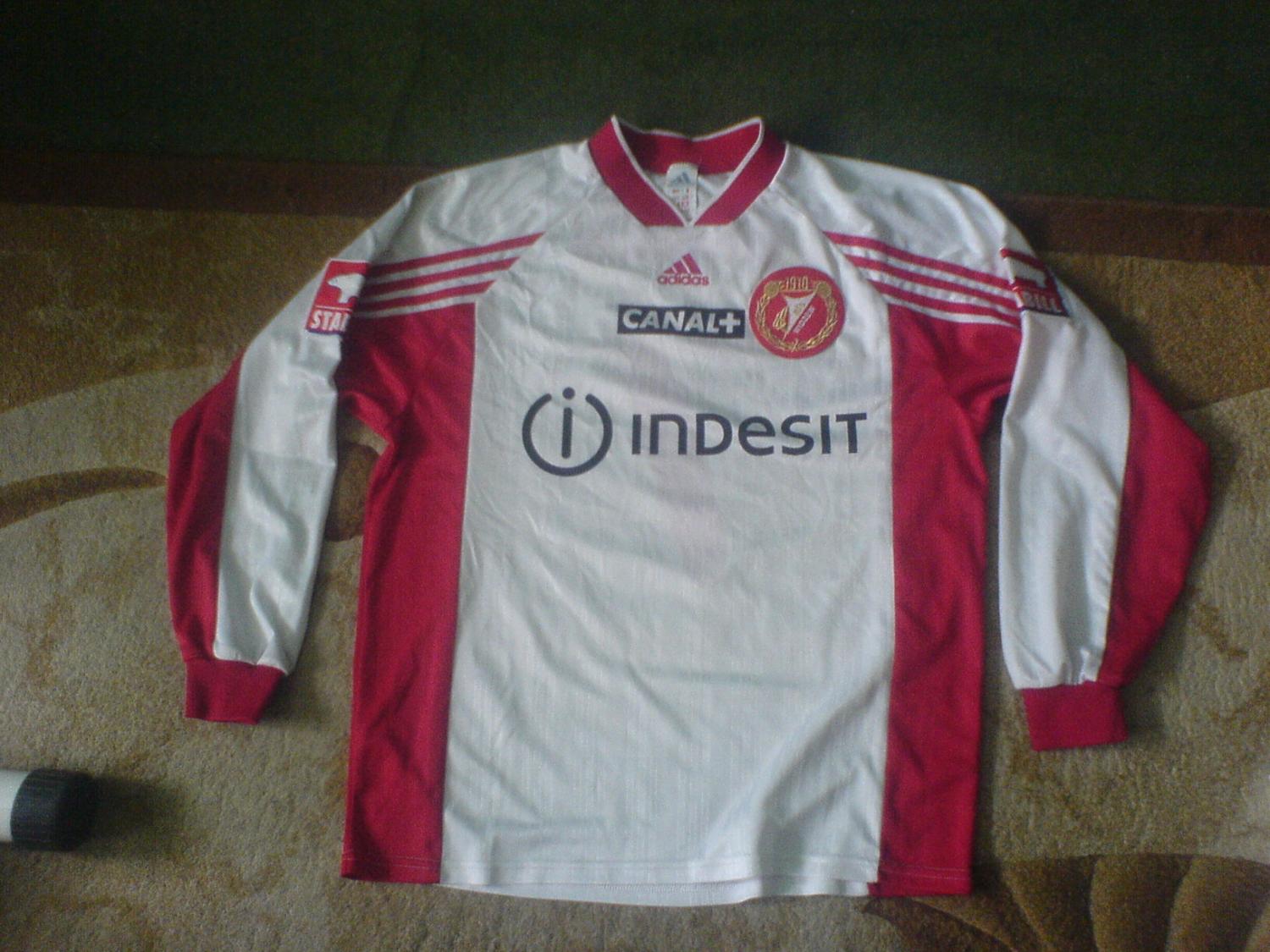 maillot widzew Łódź exterieur 2000-2001 rétro