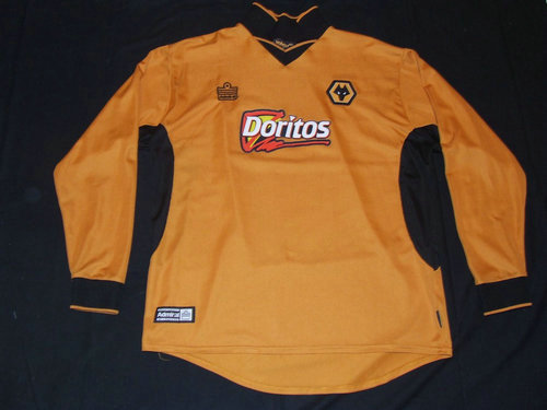 maillot wolverhampton wanderers domicile 2002-2004 pas cher