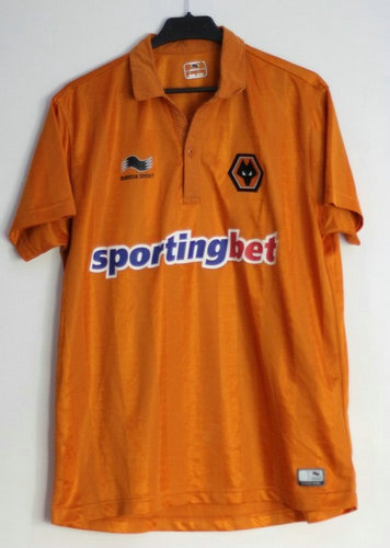 maillot wolverhampton wanderers domicile 2012-2013 rétro