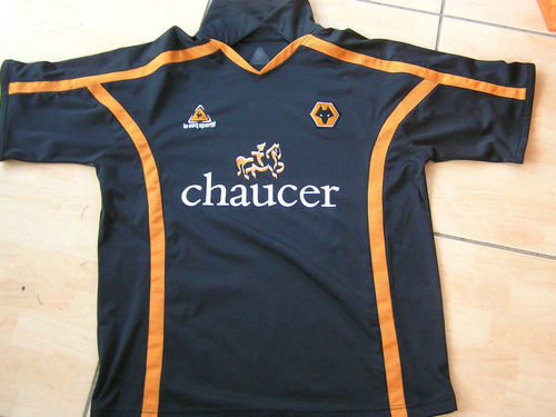 maillot wolverhampton wanderers exterieur 2005-2007 rétro