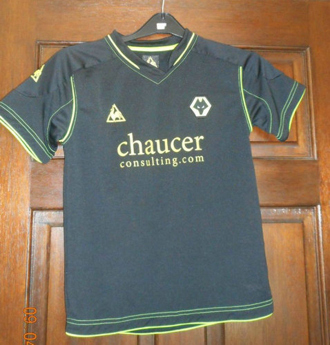 maillot wolverhampton wanderers exterieur 2008-2009 rétro