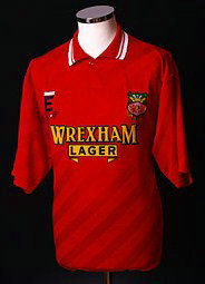 maillot wrexham fc domicile 1994-1995 rétro