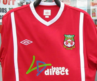 maillot wrexham fc domicile 2010-2011 rétro