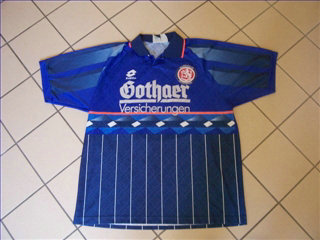 maillot wuppertaler sv domicile 1996-1997 rétro