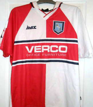 maillot wycombe wanderers exterieur 2000-2001 rétro