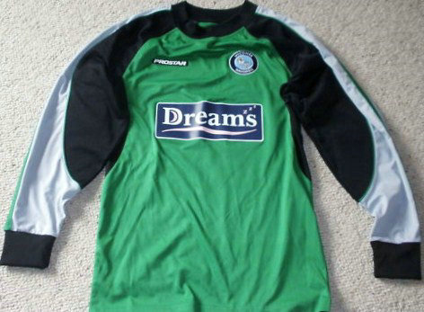 maillot wycombe wanderers gardien 2007-2008 rétro