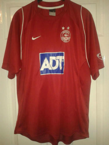 maillots aberdeen fc domicile 2005-2006 rétro