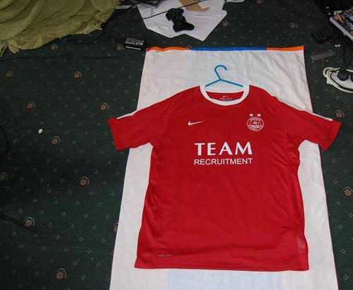 maillots aberdeen fc domicile 2010-2011 rétro