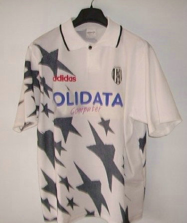 maillots ac cesena domicile 1995-1996 rétro