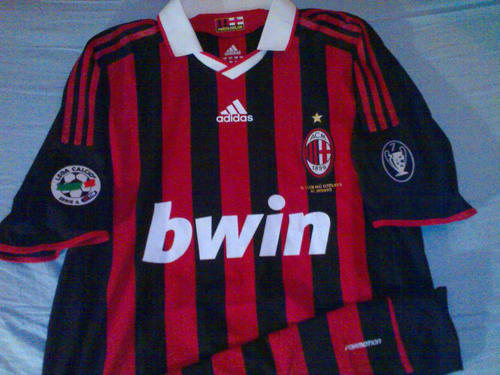 maillots ac milan domicile 2009-2010 rétro