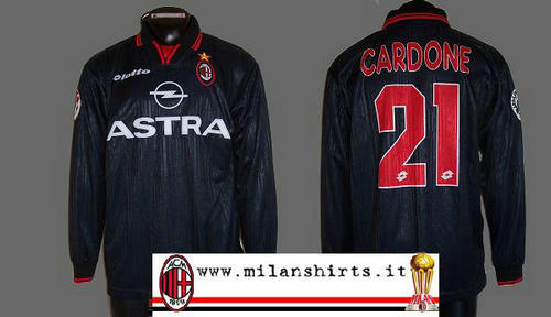 maillots ac milan exterieur 1997-1998 pas cher