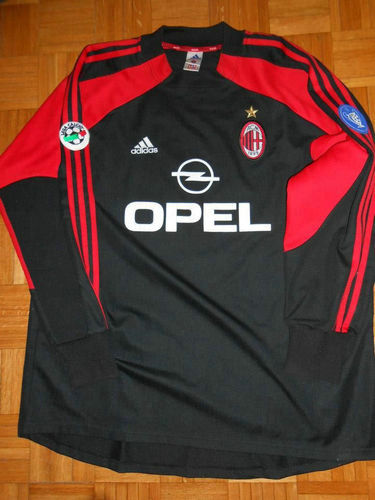 maillots ac milan gardien 2001-2002 rétro