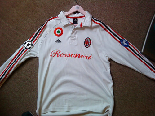 maillots ac milan particulier 2003-2004 rétro