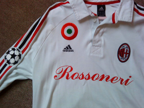 maillots ac milan particulier 2003-2004 rétro