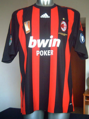 maillots ac milan particulier 2008-2009 rétro