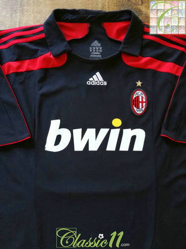 maillots ac milan third 2007-2008 rétro