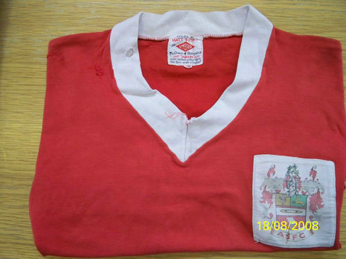 maillots accrington stanley domicile 1958-1960 rétro